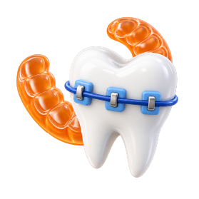 Orthodontic dental marketing icon